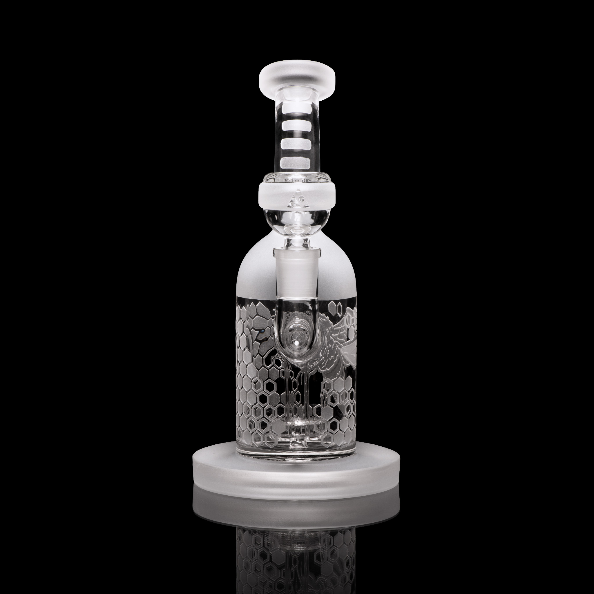 Bee Hive 7″ Clear Dab Rig – Multiverse Enterprise Inc.