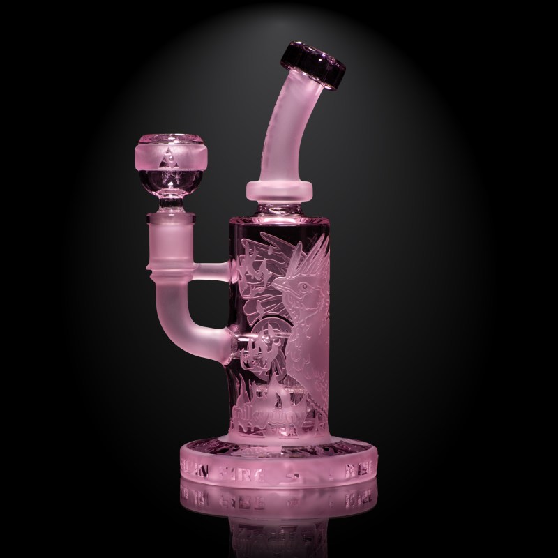 Phoenix: Forged in Fire 6" Pink Cancer Dab Rig - Image 7