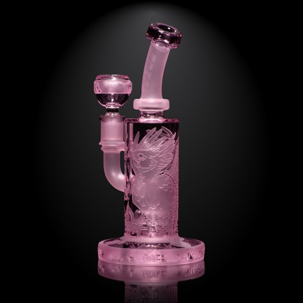 MK-081_D Phoenix: Forged in Fire 6" Pink Cancer Dab Rig