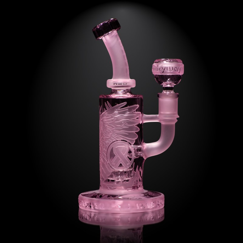 Phoenix: Forged in Fire 6" Pink Cancer Dab Rig - Image 3