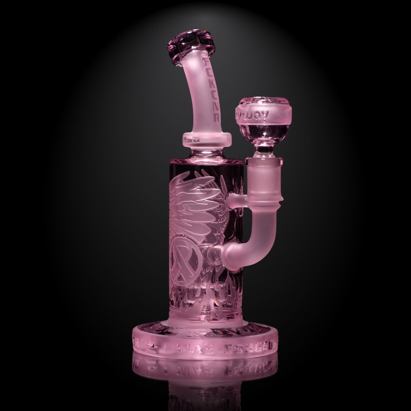 Phoenix: Forged in Fire 6" Pink Cancer Dab Rig - Image 4
