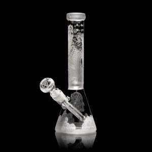 Unholy Coronation 11" Clear Beaker Bong