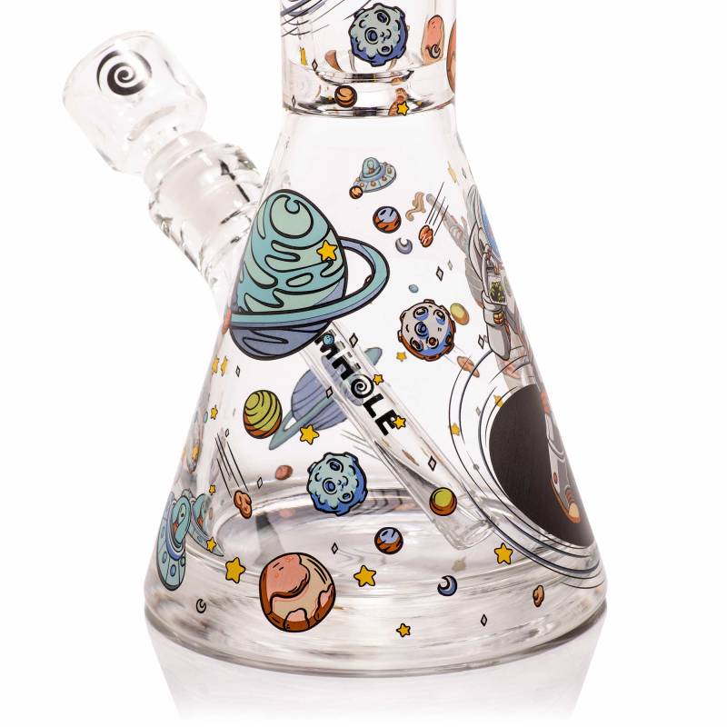 Lost in Space 14" Clear Beaker Bong - Image 4