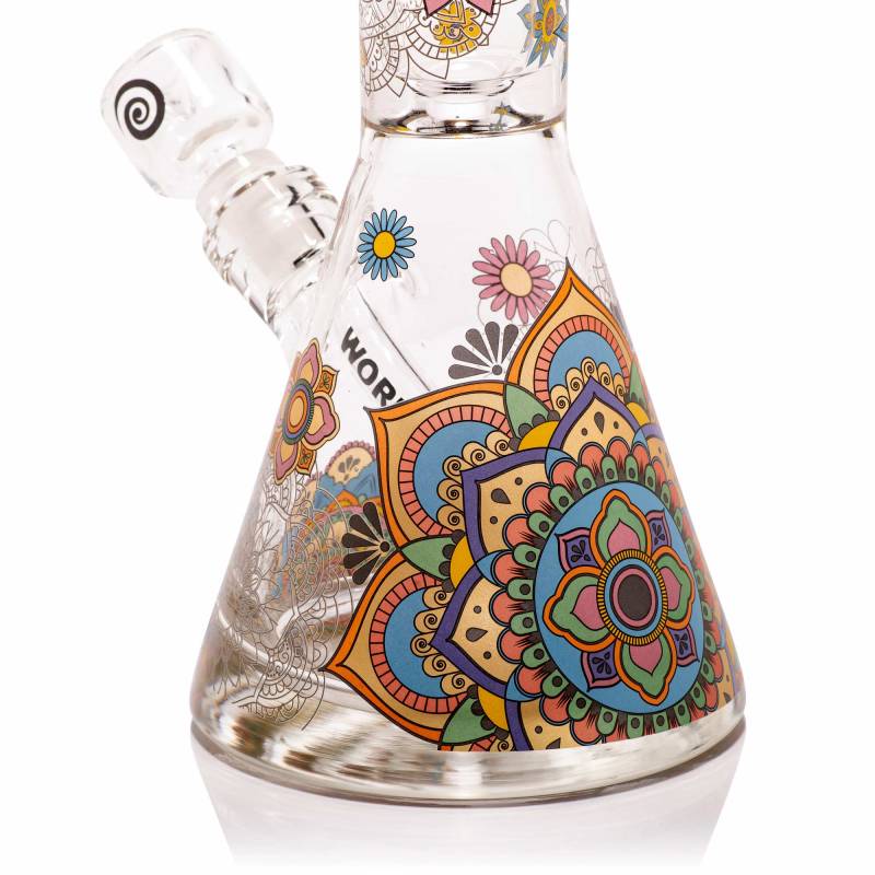 Mandala Myriad 14" Clear Beaker Bong - Image 5
