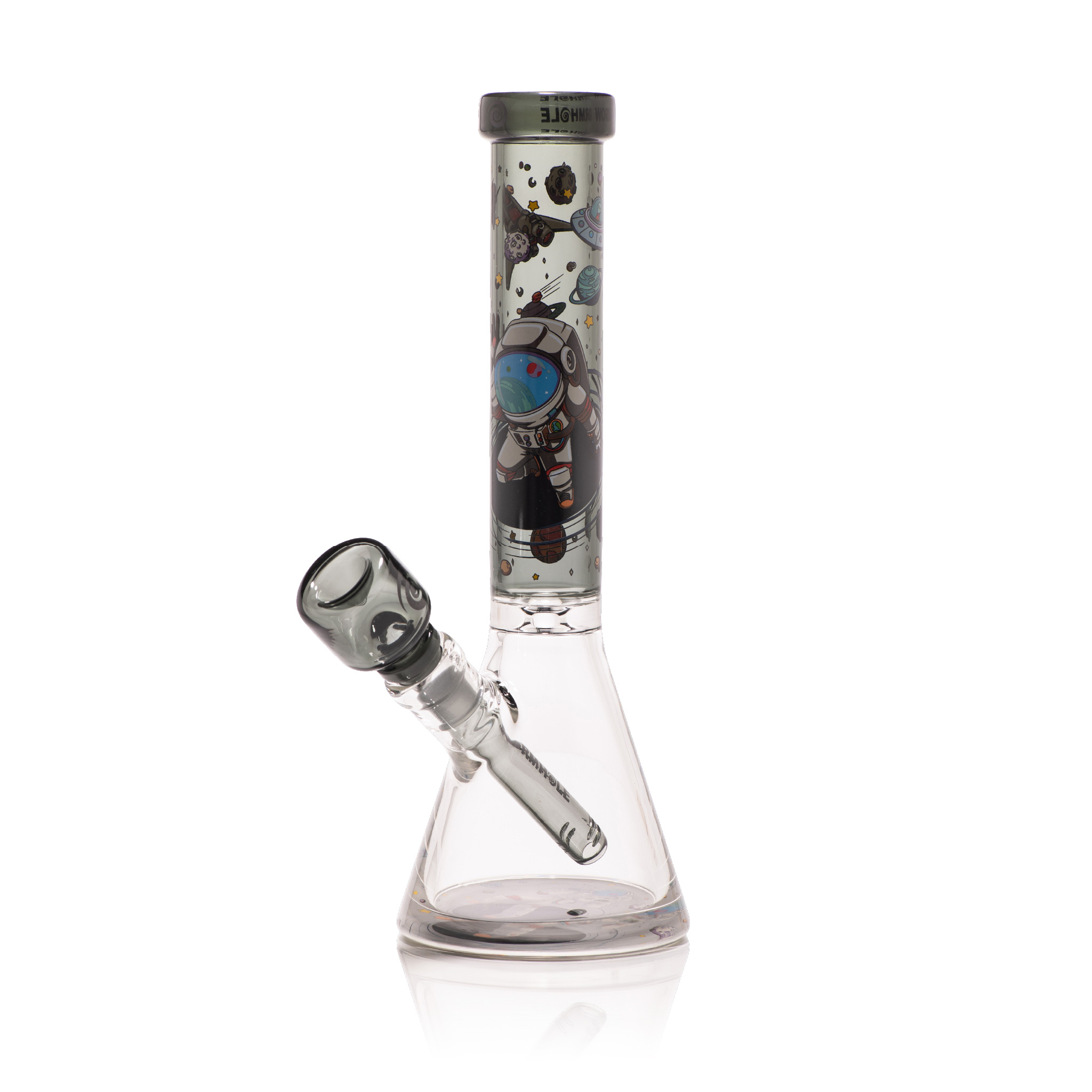 Lost in Space 10" Smoke Mini Beaker Bong