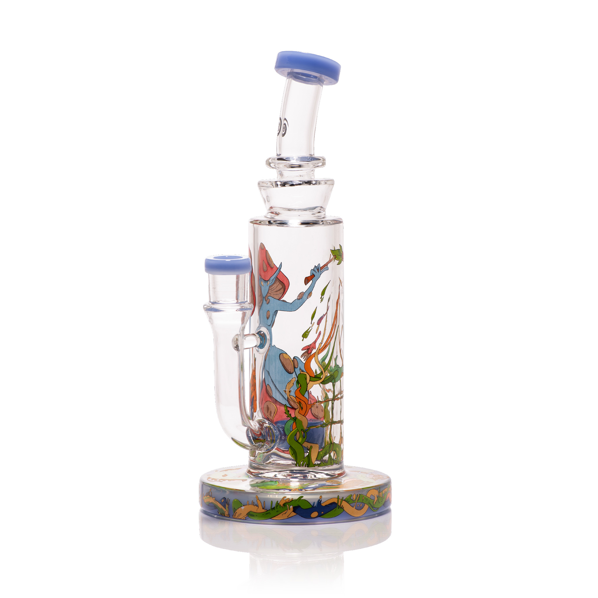 Mushroom Elf 9" Blue Dab Rig