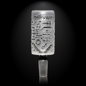 Circuitboard Clear Long Bowl