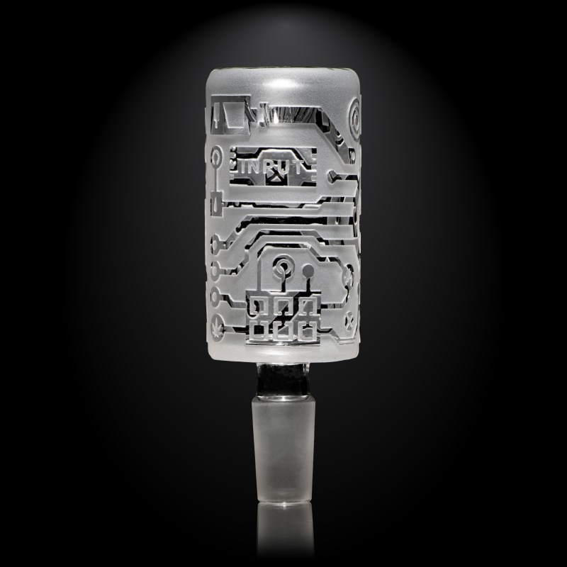Circuitboard Clear Long Bowl - Image 2