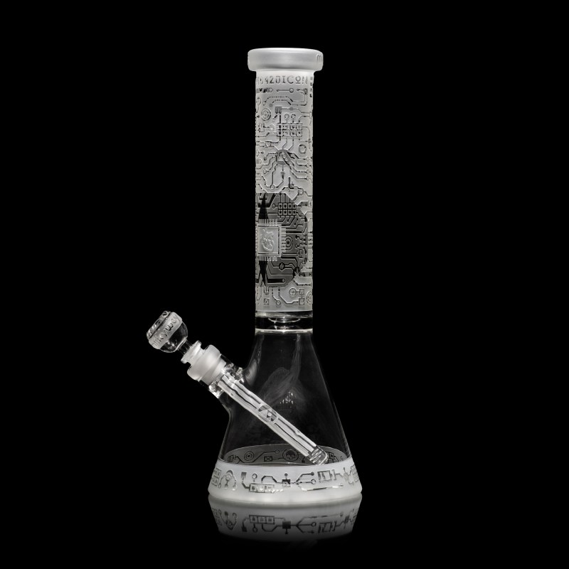 Circuitboard 15" Clear Beaker Bong - Image 2