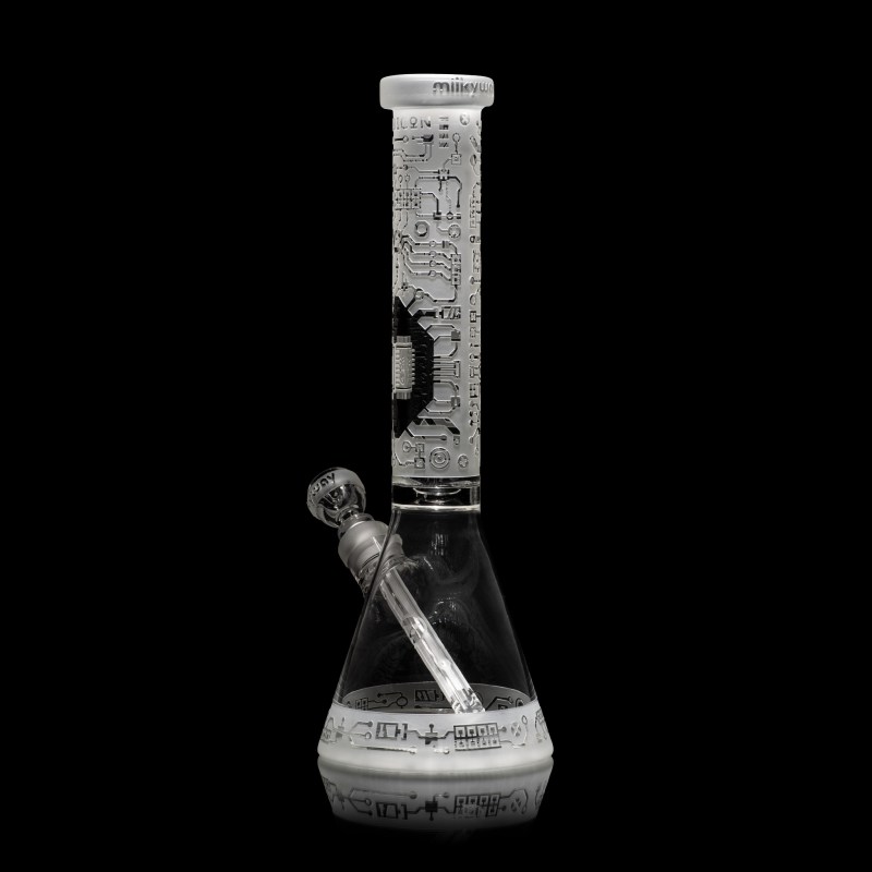 Circuitboard 15" Clear Beaker Bong - Image 3