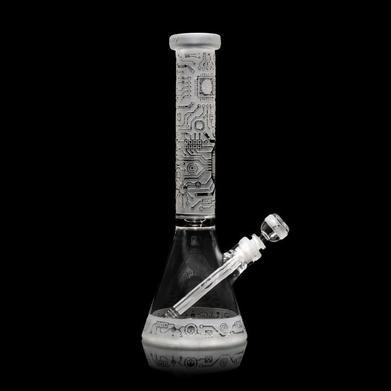 Circuitboard 15" Clear Beaker Bong - Image 6