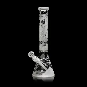 Femme Samurai 16" Clear Beaker Bong