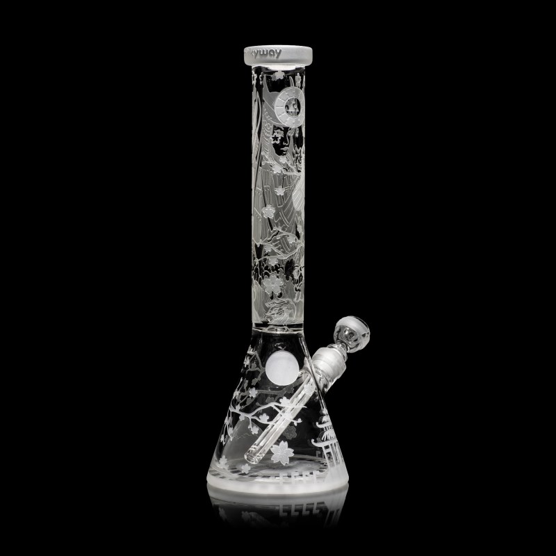 Femme Samurai 16" Clear Beaker Bong - Image 5