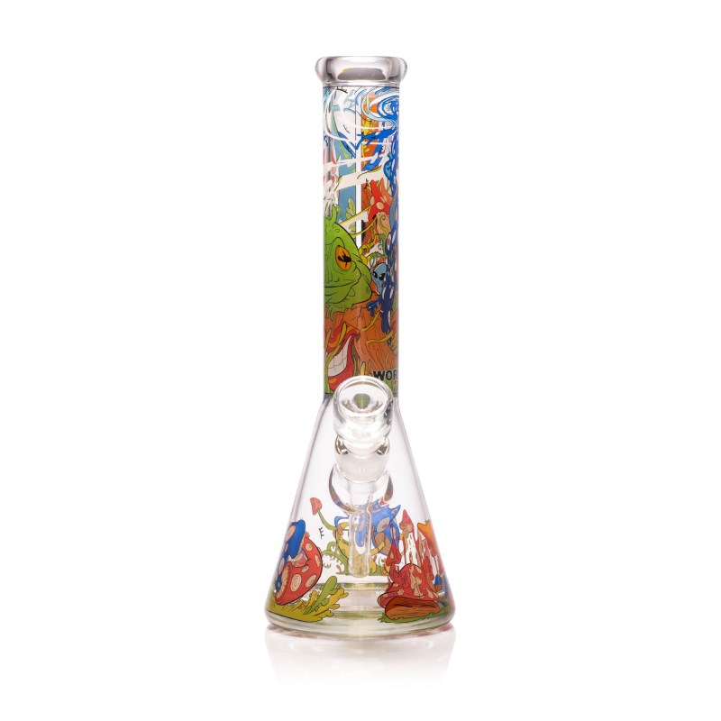 Psychedelic Forest 14" Beaker - Image 8