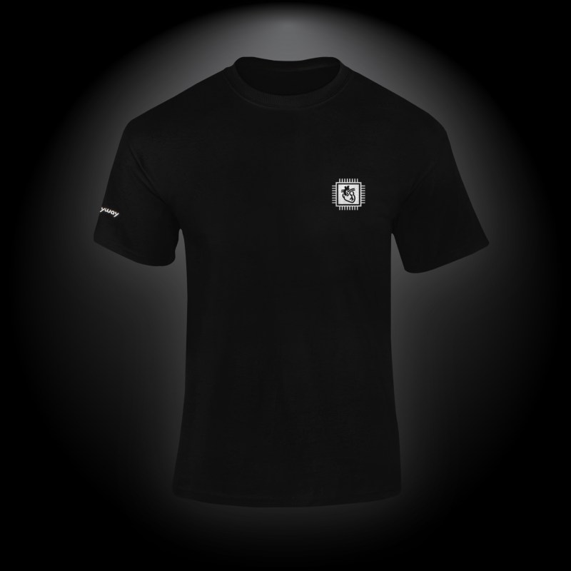 Heart Microchip Cotton T-shirt
