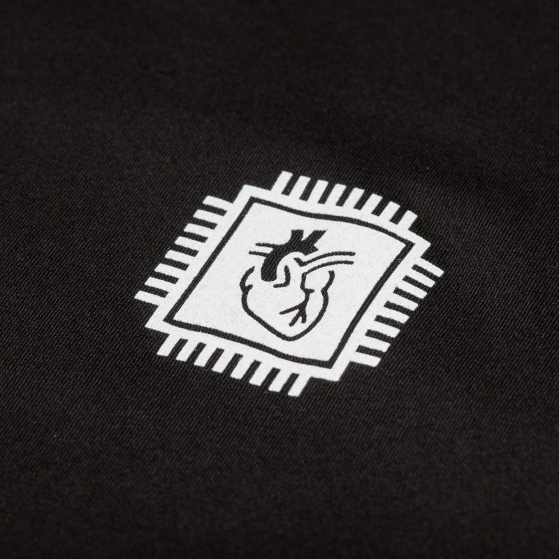 Heart Microchip Cotton T-shirt - Image 6