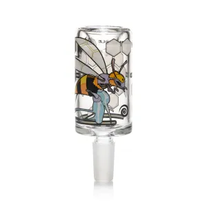 Robo-Bees Clear Long Bowl