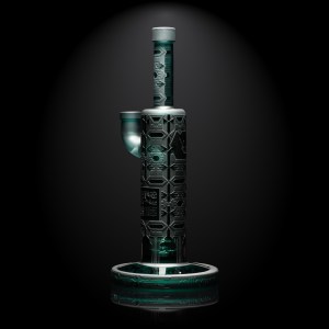 Teal Dark Matter Generator 11” Glass Rig