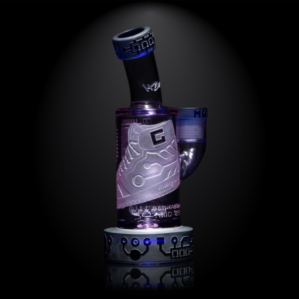 Motherboard Mid '23 6" Dark Blue and Purple Dab Rig