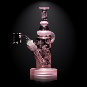 Space Odyssey Incycler 9" Dab Rig - Pink
