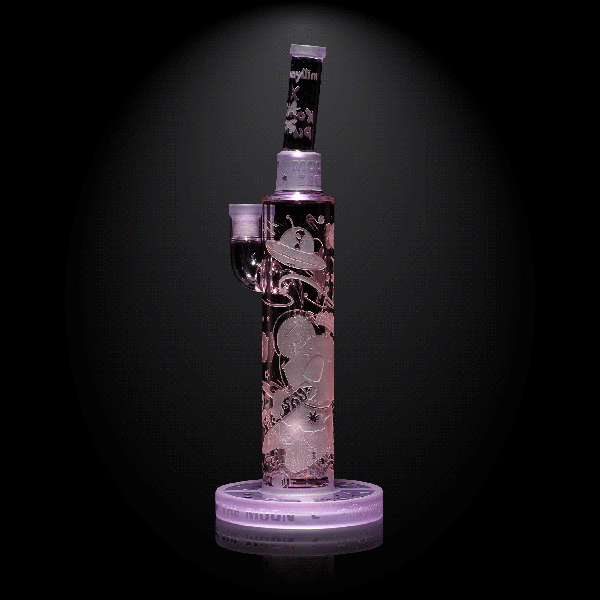 Moon Sesh 12” Dab Rig - Pink