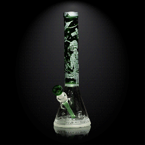 Alien Artifacts green beaker bong-space odyssey-Milkyway