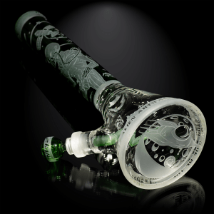 Alien Artifacts green beaker bong-space odyssey-Milkyway