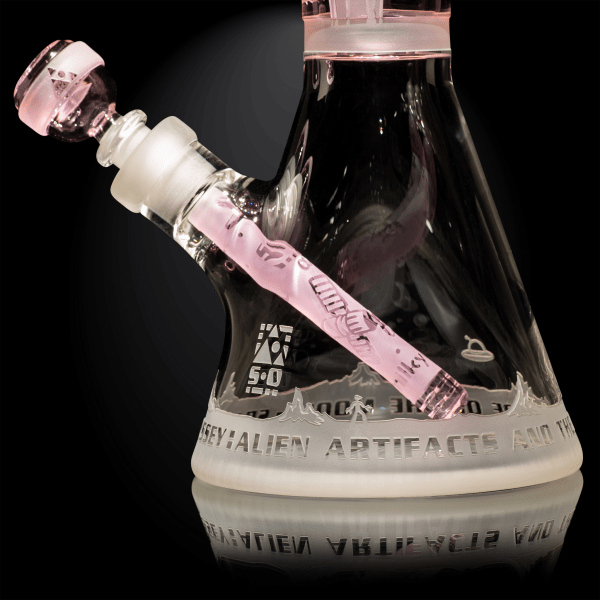 Alien Artifacts pink beaker bong-space odyssey-Milkyway