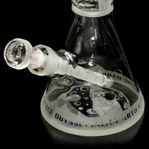Alien Artifacts clear beaker bong-space odyssey-Milkyway
