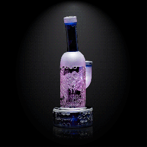 MK-1347-2 Pollenator purple/dark blue dab rig-the hive-Milkyway