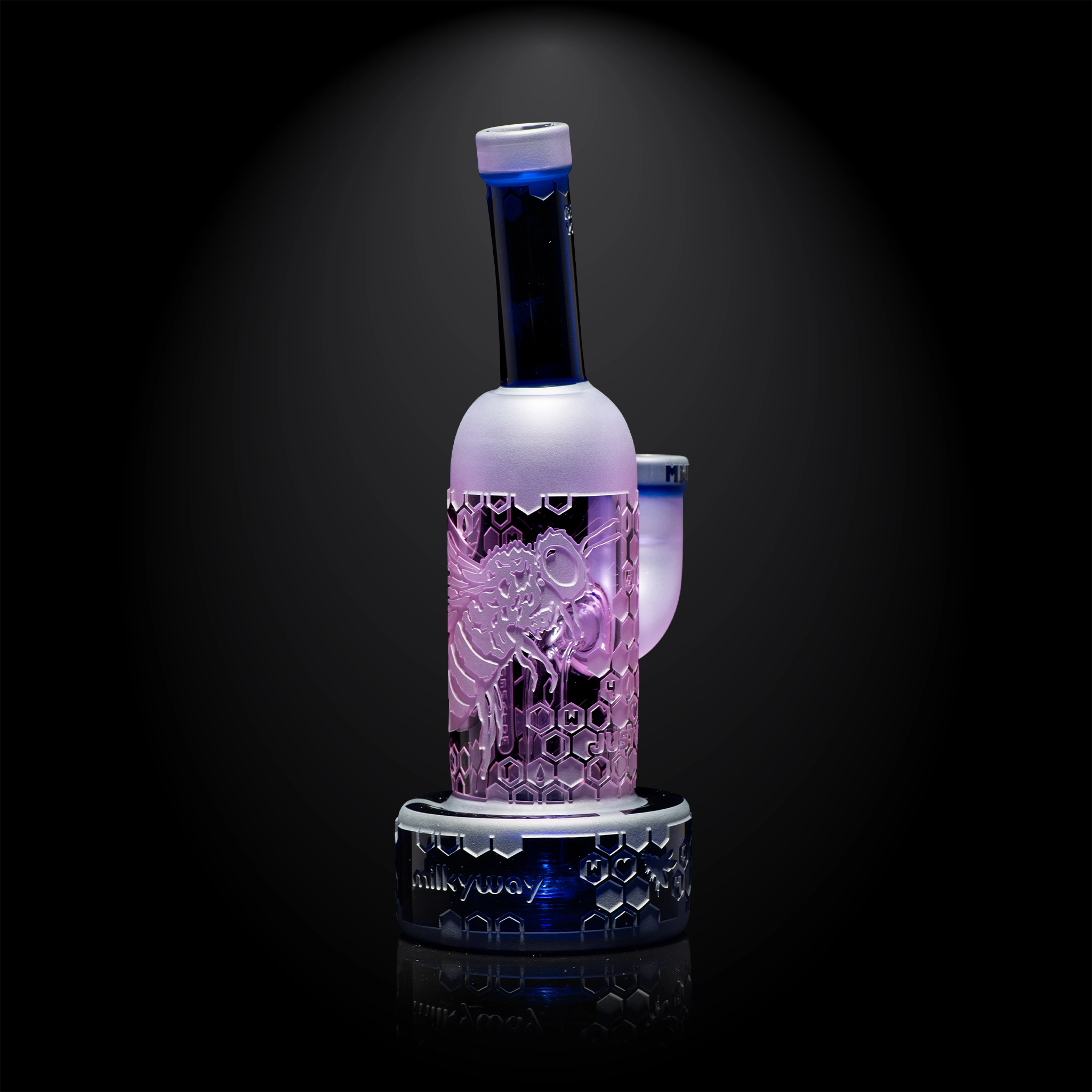 Pollenator purple/dark blue dab rig-the hive-Milkyway