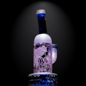 MK-1347-2_J Pollenator purple/dark blue dab rig-the hive-Milkyway