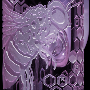 MK-1347-2_O Pollenator purple/dark blue dab rig-the hive-Milkyway