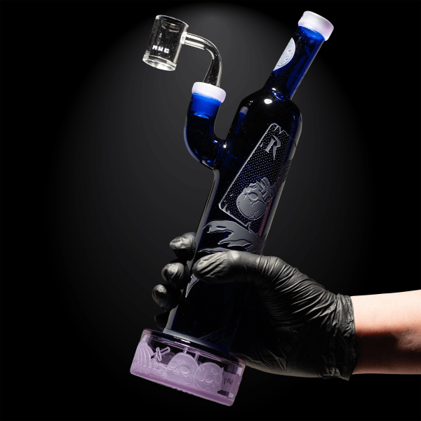 Retribution dark blue/purple dab rig-skullduggery-Milkyway