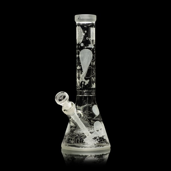 Roswell 1947 clear beaker bong-space odyssey-Milkyway