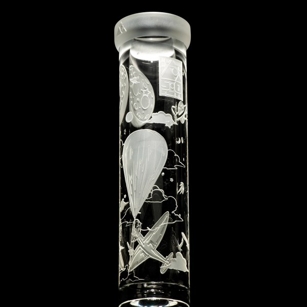 Roswell 1947 clear beaker bong-space odyssey-Milkyway