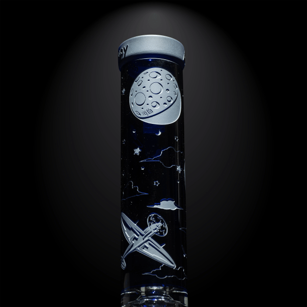 Roswell 1947 dark blue beaker bong-space odyssey-Milkyway