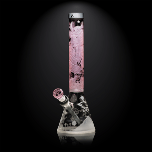 Femme Samurai pink/smoke beaker bong-edo tokyo-Milkyway