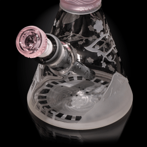Femme Samurai pink/smoke beaker bong-edo tokyo-Milkyway