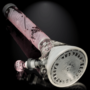 Femme Samurai pink/smoke beaker bong-edo tokyo-Milkyway