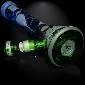 MK-1700-2_N Roswell 1947 light blue/green beaker bong-space odyssey-Milkyway