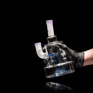 Skull and Crossbones-purple/light blue dab rigs-milkywayx