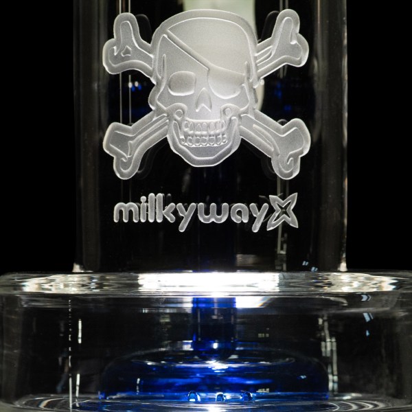 Skull and Crossbones-green/dark blue dab rigs-milkywayx