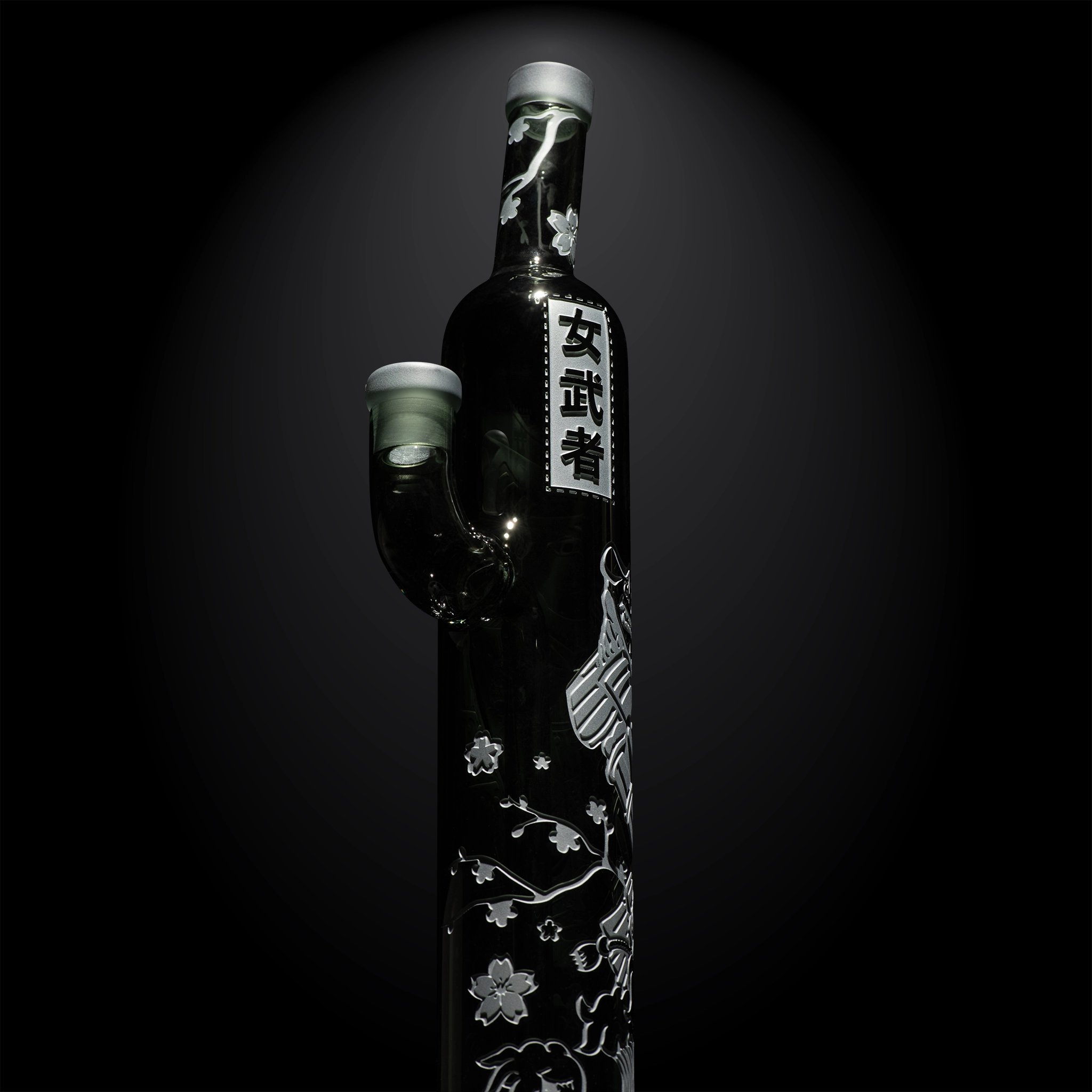MK-1346-2_K Femme Samurai smoke dab rig-edo toyko-milkyway