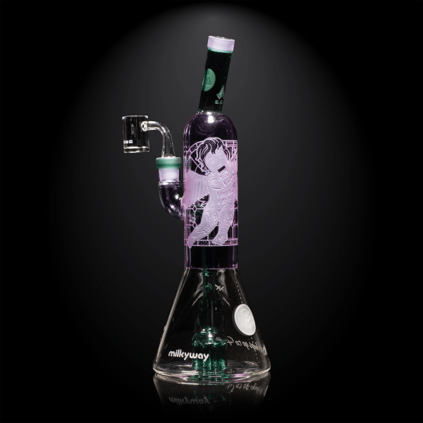Thug Life-Purple/Teal-Dab Rig-Renaissance-Milkyway