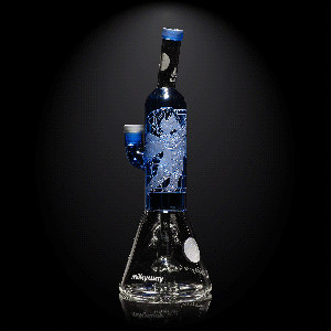 Thug Life-Light Blue/Smoke-Dab Rig-Renaissance-Milkyway