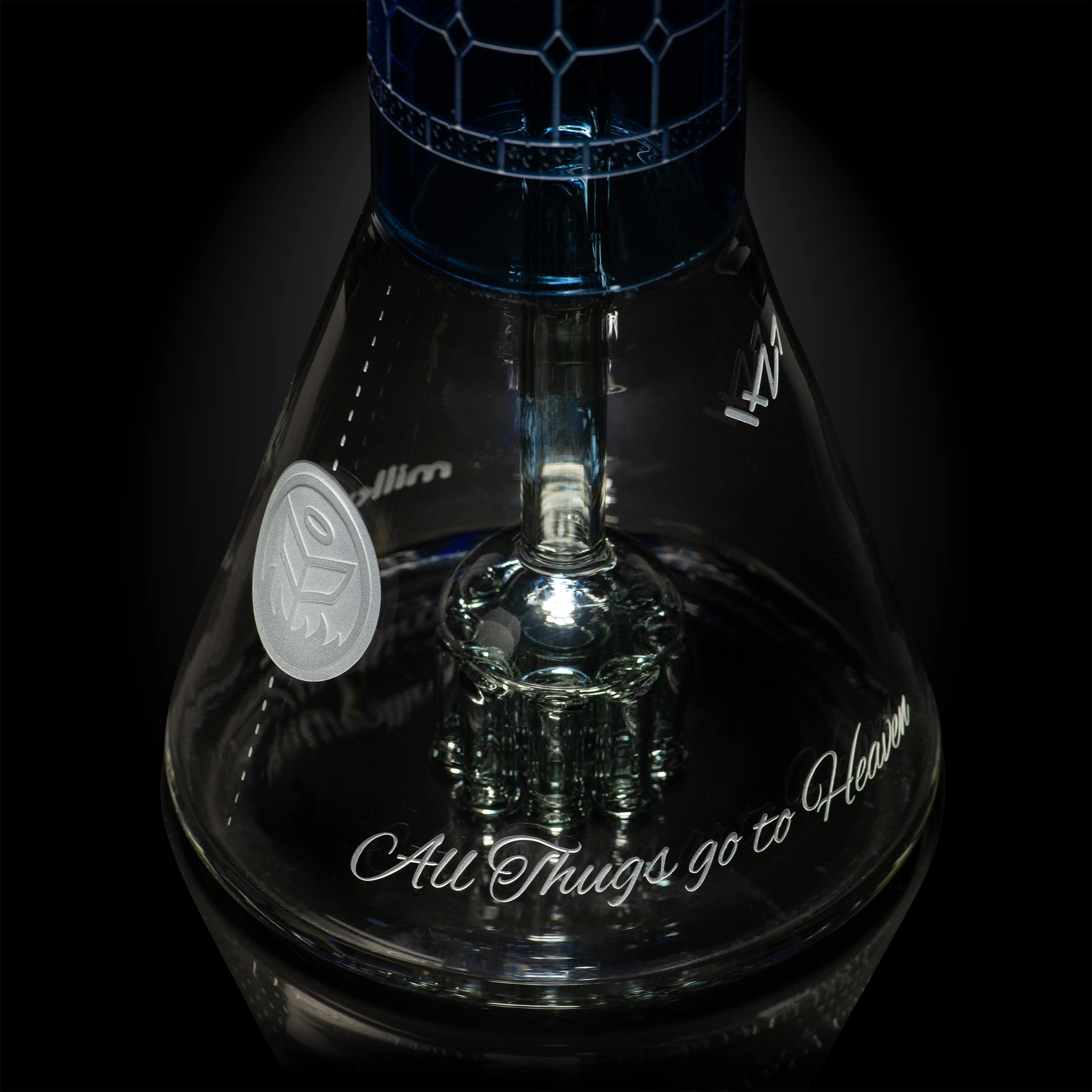 Thug Life-Light Blue/Smoke-Dab Rig-Renaissance-Milkyway