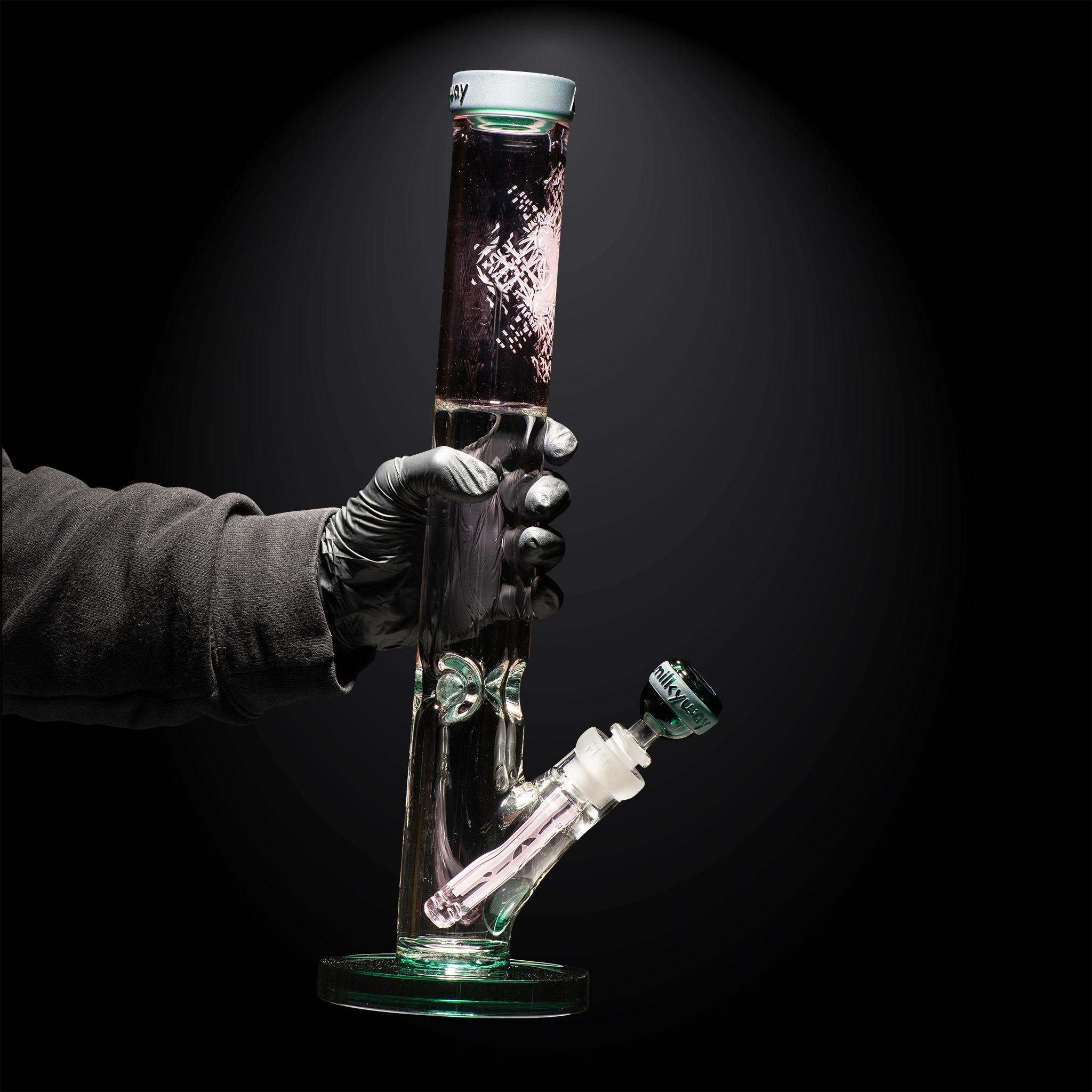 MK-1502-2_I X-Emergence-Pink/Teal-Straight Tube-XMorphic-Milkyway