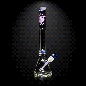 Cursed Saint Card-Purple/Dark Blue-Beaker Bong-skullduggery-Milkyway