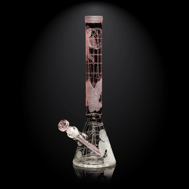 Thugz Mansion-Pink-Beaker Bong-Renaissance-Milkyway